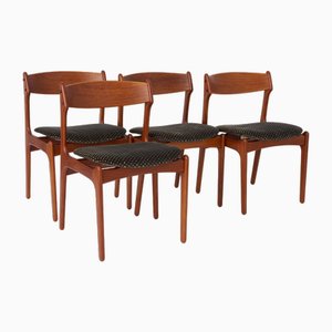 Chaises de Salle à Manger Vintage par Erik Buch, Danemark, 1960s, Set de 4