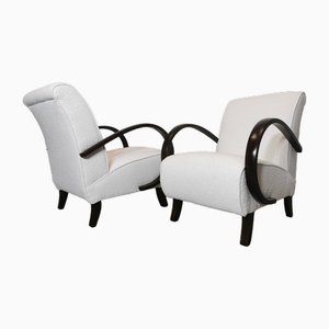 Set of Armchairs by Jindrich Halabala, 1940s