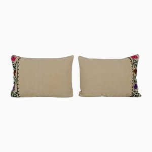 Turkish Anatolian Kilim Pillow Covers, 2010s, Set of 2