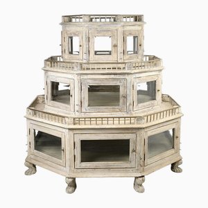 Monumental Octagonal Display Case in Teak