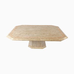 Vintage Tesselated Stone Dining Table from Maithland Smith, 1970s