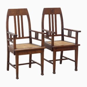 Amsterdamse School Easy Chairs, 1950s, Set of 2