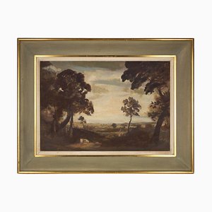 Philip Hugh Padwick ROI RBA, Sussex Landscape, 1940s, Oil Painting, Framed