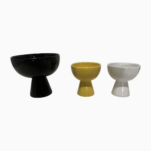 Ceramic Bowls from Zanolli e Sebellin, 1980s, Set of 3