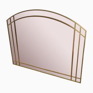 Large Art Deco Wall Overmantel Mirror, 1960s