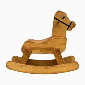 Mid-Century Plywood Rocking Horse, 1960s