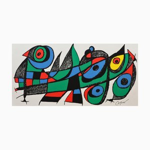 Joan Miro, Escultor Japan, Litografia