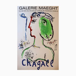Marc Chagall, L'artiste phénix, Lithograph Poster