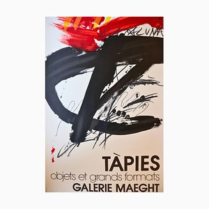 Antoni Tapies, Galerie Maeght Ausstellung, Posterdruck