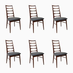 Danish Dining Chairs attributed to Niels Koefoed for Koefoeds Hornslet, 1960, Set of 6