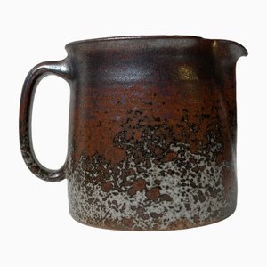 Danish Glazed Stoneware Jug by Jacob E. Bang, 1960s