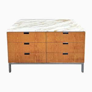 Vintage Chest of Drawers in Oak by Florence Knoll for Knoll, 1970s