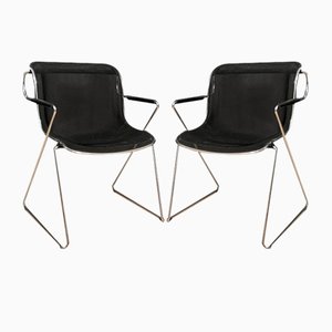 Set of Penelope Chairs attributed to Charles Pollock for Castelli, Italy, 1982