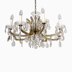 Maria Theresia Style Lead Crystal Chandelier, 1970s