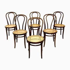 Vintage Bistro Chairs, 1930, Set of 6