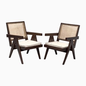 Armchairs by Pierre Jeanneret, 1956, Set of 2