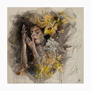 Jessica Spagnolo, NEFTI, Técnica mixta sobre lienzo, 2023