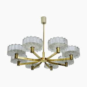 Large Chandelier from Orrefors, 1960s