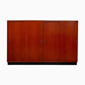 Credenza grande con ante scorrevoli attribuita ad Alfred Hendrickx per Belform, anni '60