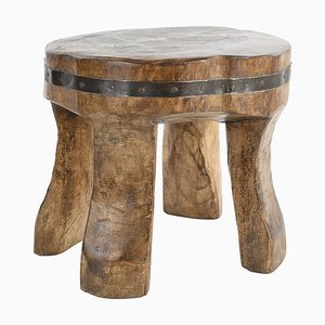 Tabouret Bas en Bois