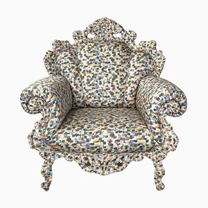 Italian Modern Proust Armchair attributed to Alessandro Mendini for Cappellini, 1990s