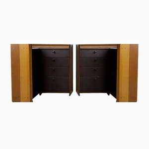 Tables de Chevet Artona par Afra & Tobia Scarpa, 1970s, Set de 2