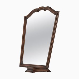 Specchio da tavolo in legno, anni '30