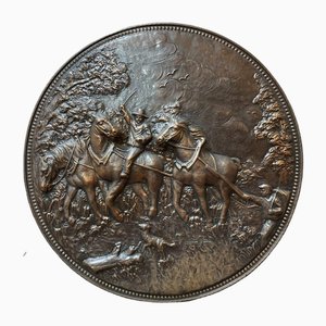 Vintage Copper Plated Belgian Plaque