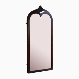 Espejo de caoba de estilo gótico victoriano