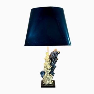 Bronze and Resin Lamp by Philippe Cheverny, 1970s