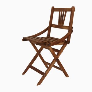 Vintage Foldable Childrens Chair in Teak from Fratelli Reguitdi, 1960s