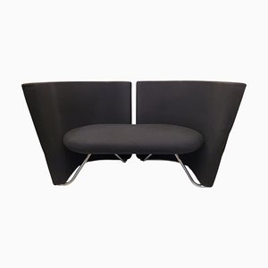 Canapé Love Seat EJ800 Foersom & Hiortenzen Design pour Erik Jørgensen, Danemark, 1980s