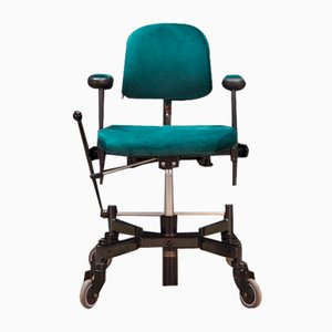 Fauteuil de Bureau Vert, Danemark, 1970s