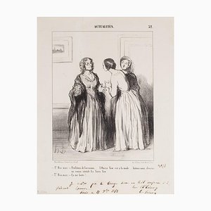 Honoré Daumier, Profitons de l'occasion…, Lithographie, 1852