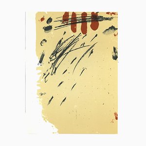 Antoni Tàpies, Composizione, Litografia, 1968