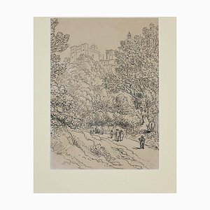 Desconocido, Camino a Lanciano, Tinta china, siglo XVIII