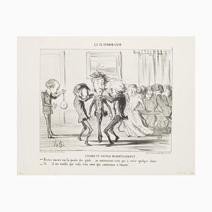 Honoré Daumier, Encore un Nouveau Divertissement, Lithographie, 1853