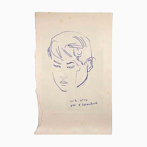 Reynold Arnould, Boy, Drawing, 1970