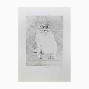 Sergio Barletta, Homo Ludens, Etching, 1991