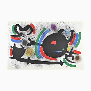 Joan Miró, Litografía I, Lámina X, Litografía, 1972