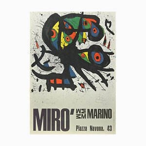 After Joan Miró, Exhibition Poster, Photo-Offset, 1971