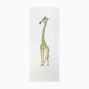 Alberto Mastroianni, Giraffe, Lithograph, 1970s