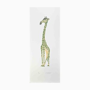 Lithographie Alberto Mastroianni, Giraffe, 1970s