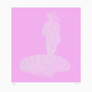 Dadodu, Pinkish Lines, Impression Giclée, 2016