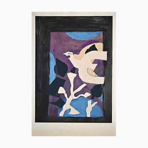 D'Après Georges Braque, Oiseaux, Lithographie, Milieu Du 20e Siècle