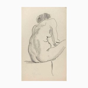 Gaspard Maillol, The Posing Nude, Dibujo, Principios del siglo XX