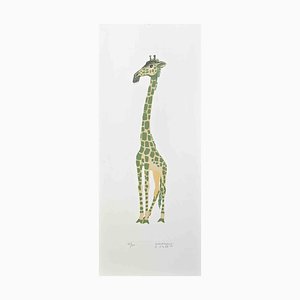 Alberto Mastroianni, Giraffe, Lithographie, 1970er