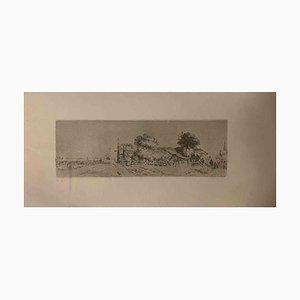 Charles Amand Durand after Rembrandt, Landscape, Etching after Rembrandt, 19th Century