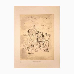 Louis Anquetin, Gauguin et Ses Amis, Early 20th Century, Lithograph