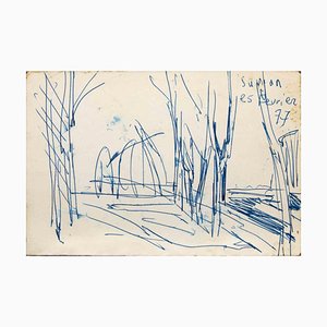 Reynold Arnould, Landscape, 1977, Drawing